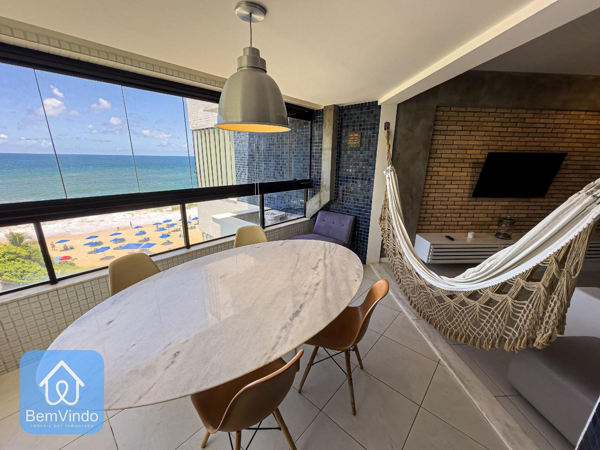 Apartamento Completo Com Vista Mar E Pe Na Areia Salvador Ngoại thất bức ảnh